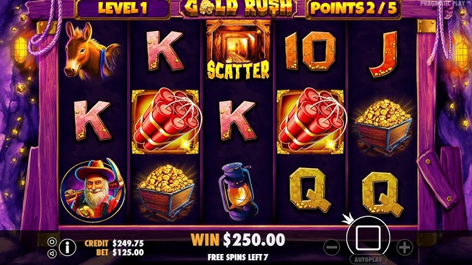 Gold Rush paytable gems-bonanza-paytable